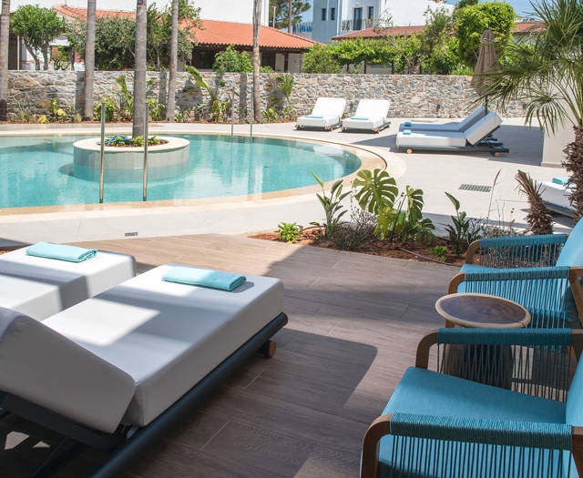 Noble Hotel Suites Gouves Crete Double Swim Up Room