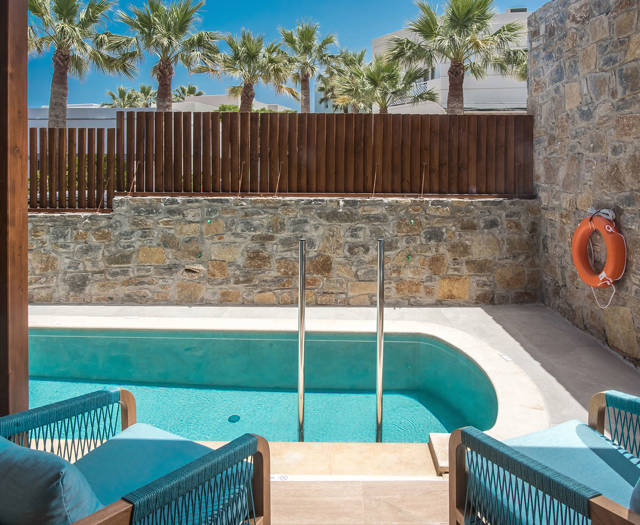 Noble Hotel Suites Gouves Crete Double Shared Plunge Pool 1030